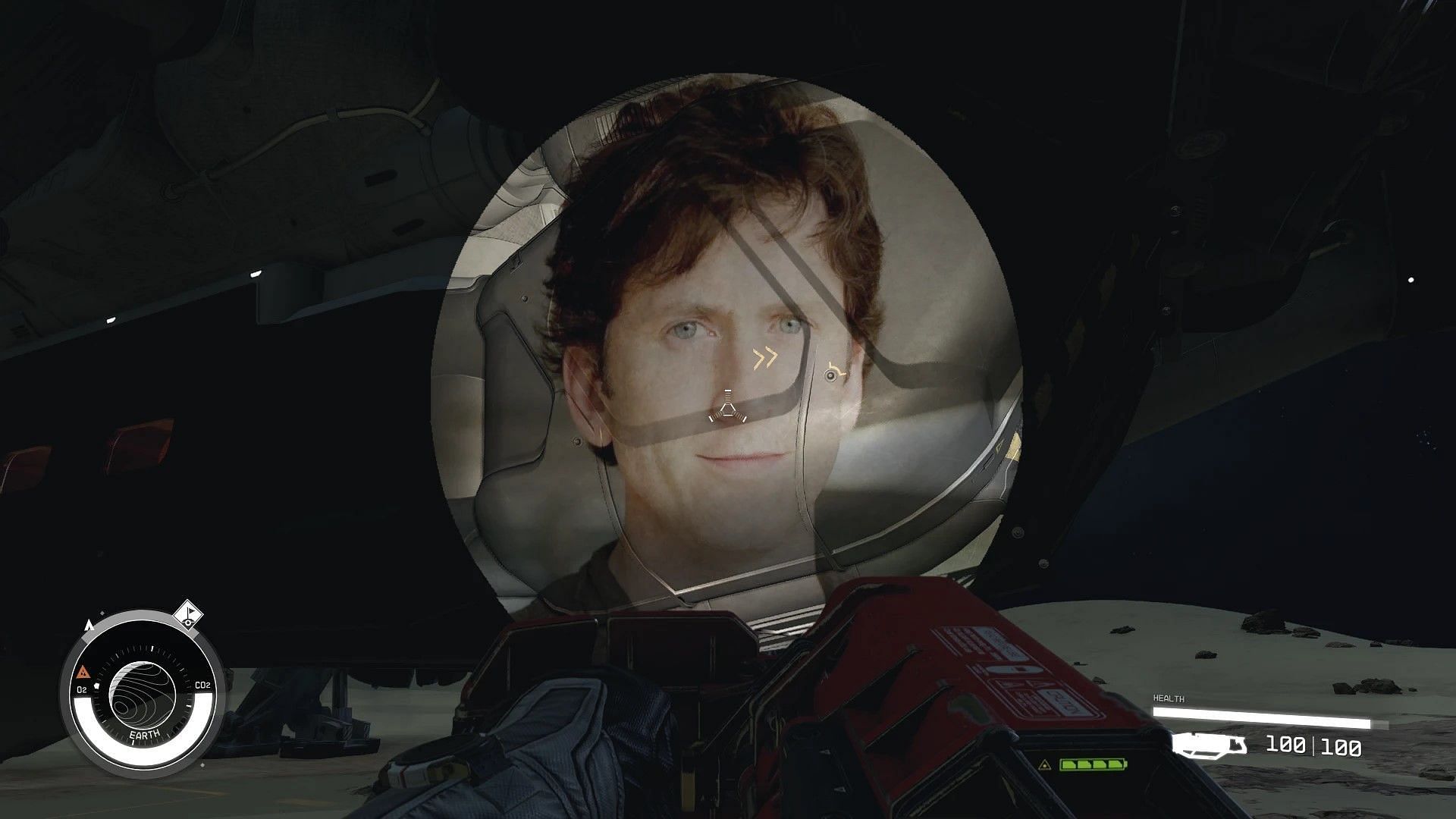 Todd Howard flashlight mod (Image via NexusMods)